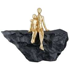 Ocala Polyresin Motherly Love Sculpture In Gold - UK
