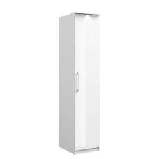 Olathe High Gloss Warodrobe With 1 Door In White - UK
