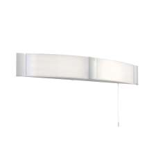 Onan Shaver Bathroom Linear Wall Light In Chrome - UK