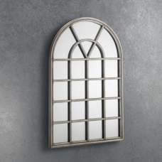 Ofra Window Mirror In Pewter Frame - UK