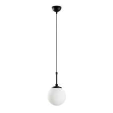 Orbital Metal Pendant Ceiling Light in Black - UK