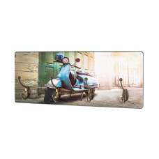 Orem Wooden Wall Hung 4 Hooks Coat Rack In Roller Print - UK