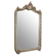 Ornatis Rectangular Wall Bedroom Mirror In Champagne Frame - UK
