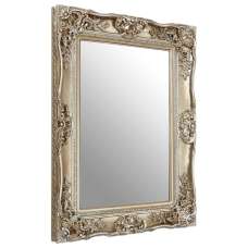 Ornatis Rectangular Wall Mirror In Champagne Gold Frame - UK