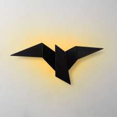 Pacali Large Metal Wall Light in Black - UK