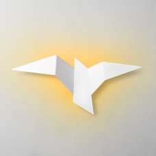 Pacali Large Metal Wall Light in White - UK