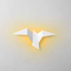 Pacali Small Metal Wall Light in White - UK