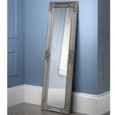 Padilla Dressing Mirror In Pewter Wooden Frame - UK