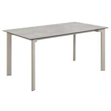 Papillion Ceramic Rectangular Dining Table In Grey Anista - UK