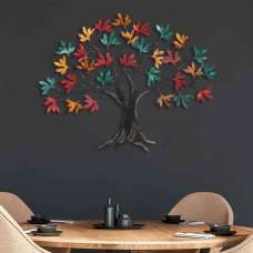 Parklane Metal Spectrum Tree Wall Art in Multicolour - UK