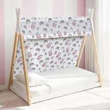 Peekskill Wooden Toddler House Bed In White - UK