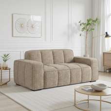 Pelaro Fabric 2 Seater Sofa in Beige - UK
