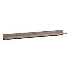 Peoria Wooden Wall Shelf In Canyon Oak - UK