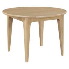 Petaluma Wooden Round Dining Table - Oak - UK