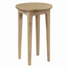 Petaluma Wooden Round Side Table - Oak - UK