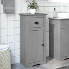 Potsdam Wooden Bathroom Cabinet With 1 Door 1 Drawer In Grey - UK