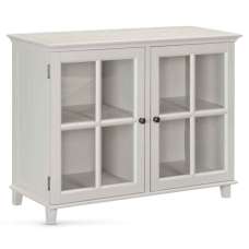 Prague Wooden Storage Cabinet With 2 Doors - Truffle - UK