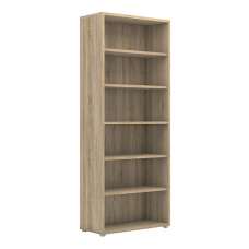 Prax 5 Shelves Home And Office Bookcase In Oak - UK