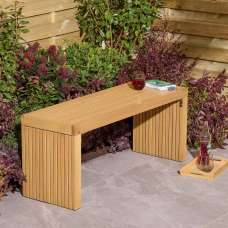Prestige Wooden Garden 2 Seater Bench In Natural - UK