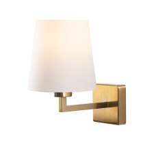 Profil Metal Wall Light in Gold and White - UK