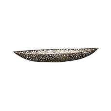Purley Metal Small Decorative Dish In Antique Champagne - UK