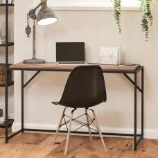 Quebec Wooden Laptop Desk In Weathered Oak - UK