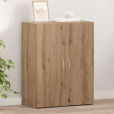 Quilcene 77cm Wooden Office Cabinet In Artisan Oak - UK