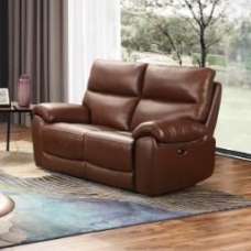 Radford Leather 2 Seater Sofa In Saddle - UK