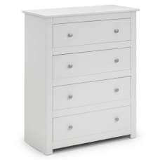 Raddix Chest Of Drawers In Surf White With 4 Drawers - UK