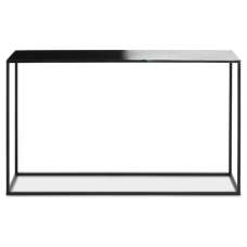 Ramita Metal Console Table In Black And White - UK