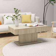 Ramona Wooden Coffee Table - Sonoma Oak - UK