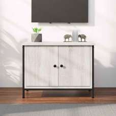Ramona Wooden TV Stand With 2 Doors - Grey Sonoma - UK