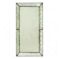 Raze Large Bubble Effect Wall Mirror In Antique Brass Frame - UK