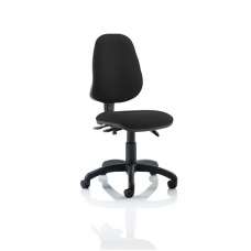 Redmon Fabric Office Chair In Black Without Arms - UK