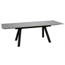 Reston Large Sintered Stone Extending Dining Table In Grey - UK