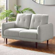 Rimouski Fabric 2 Seater Sofa - Light Grey - UK