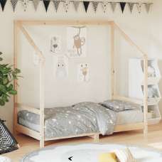 Ringgold 80x160cm Wooden Children Bed In Natural - UK
