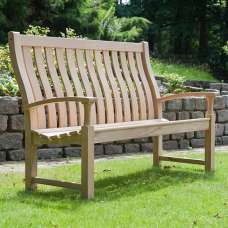 Robalt Outdoor Santa Cruz Wooden 5ft Seating Bench In Natural - UK