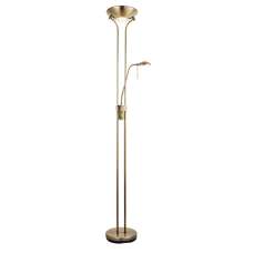 Reading Mother And Child Task Floor Lamp In Antique Brass - UK