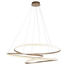 Salina Small Metal Pendant Ceiling Light In Gold - UK