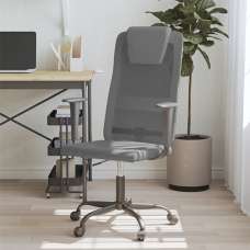 Salvo Mesh Fabric Home And Office Chair In Grey - UK