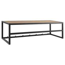Salvo Wooden Clothes Rack In Matt Wild Oak - UK