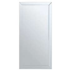 Sanford Large Clear Mirrored Glass Bevelled Wall Mirror - UK