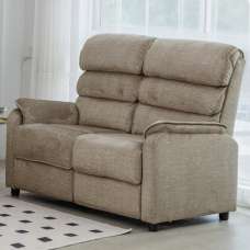 Sanur Fabric 2 Seater Sofa In Taupe - UK
