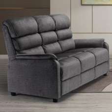 Sanur Fabric 3 Seater Sofa In Grey - UK