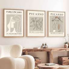 Satori Wooden 20x30cm Muse Art of Frame Set of 3 in Multicolour - UK