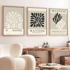Satori Wooden 20x30cm Parisian Studio Art of Frame Set of 3 in Multicolour - UK