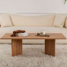 Savella Rectangular Wooden Coffee Table in Atlantic Pine - UK
