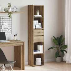 Sayreville Wooden Bathroom Cabinet With 2 Drawers - Artisan Oak - UK