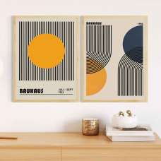 Scandinavian Wooden 30x40cm Wall Frame in Multicolour - UK